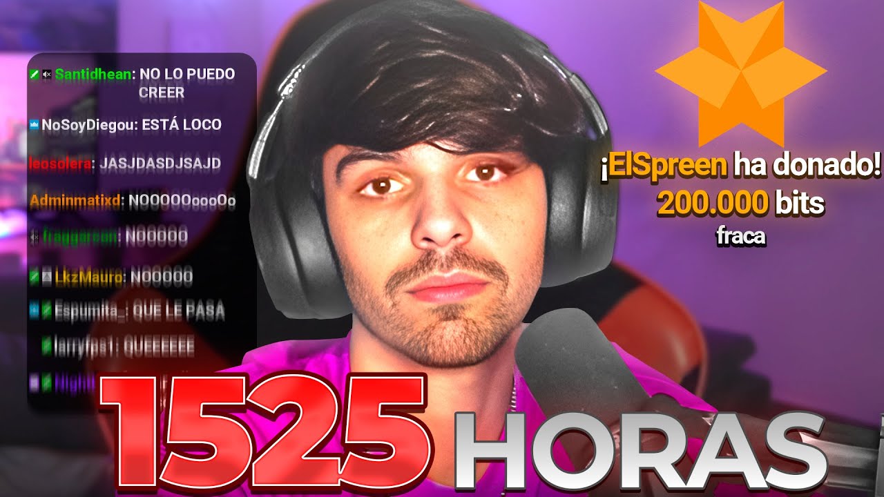ESTUVE 1525 HORAS EN STREAM