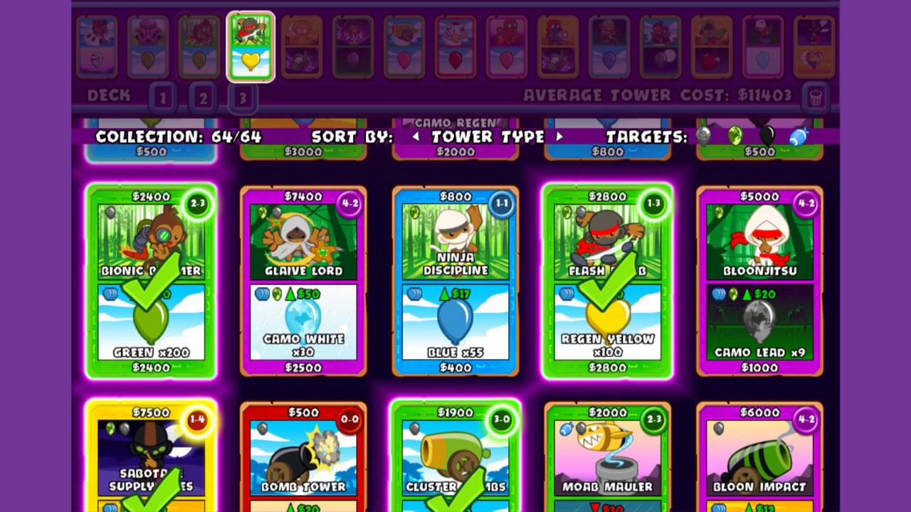 Card Strategy: Late Game Deck BTD Card Battles