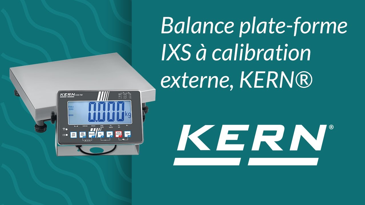 Balance plate-forme série IXS à calibration externe, KERN®