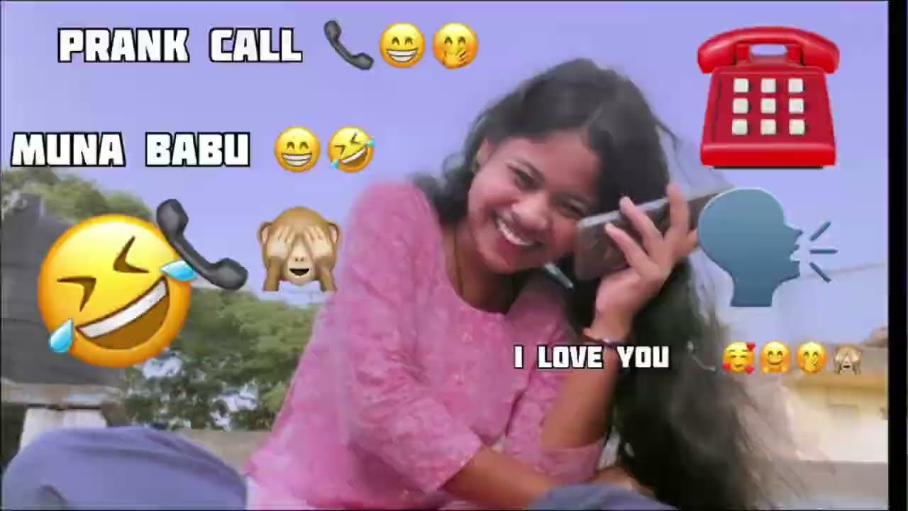 Prank Call 📞😂Muna Babu  I love you 🤟 🥰🤭🙈🤣😂Odia prank call full comedy full masti 🤣😂😁😁📞🤣🤣🤣🤣🤣🤣🤣☎️