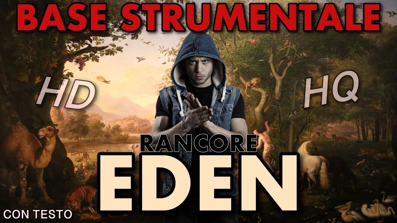 Rancore - Eden ft. Dardust KARAOKE | base strumentale completa HQ