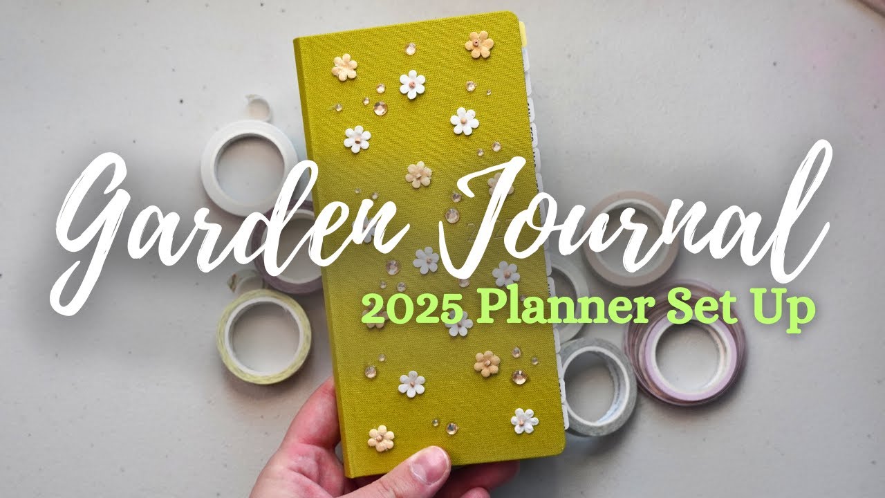 🌻 Garden Planner Set Up in My 2025 Hobonichi Weeks Mega 🌿