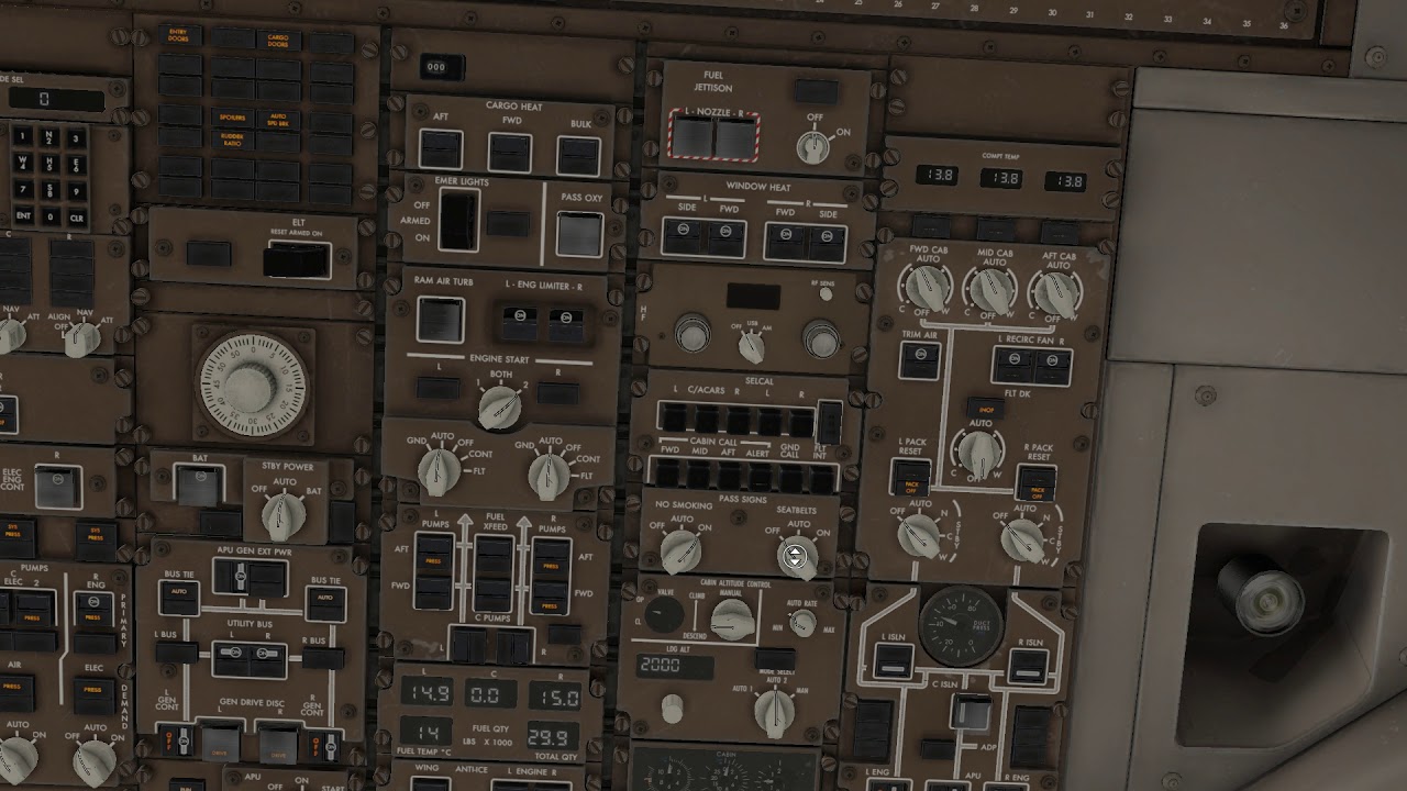 Boeing 767 Flows and Checklist From Start to Takeoff