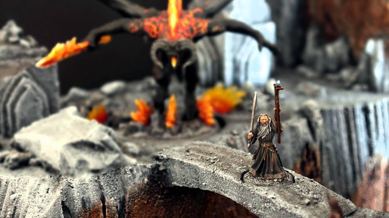 Wargaming Miniature Showcase - Bridge of Khazad Dûm Diorama