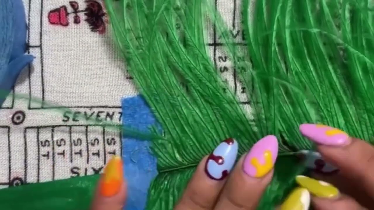 Como hacer unos puños con plumas para blusa✨
