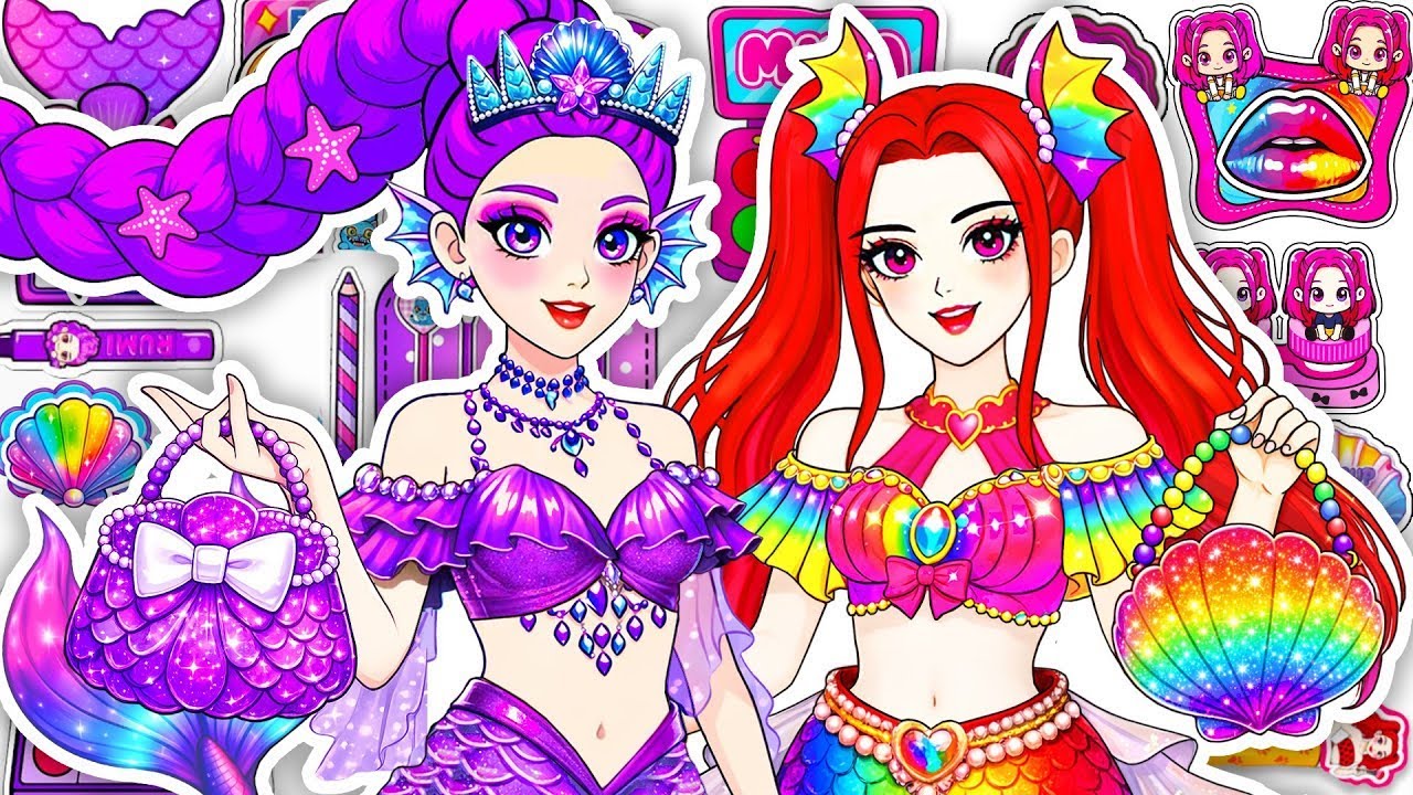 🎀Paper DIY🎀 KPOP DEMON HUNTERS Rumi Skincare +Makeup Blind Bag Unboxing ASMR | RESCUING RUMI, MIRA 2