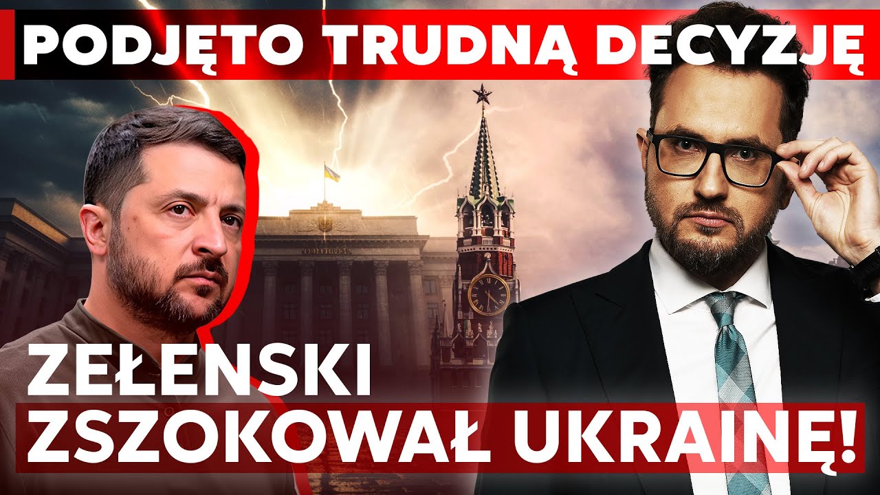 Zełenski ZASZOKOWAŁ deklaracją o ROZEJMIE. Jest kompromis z MOSKWĄ? Witkoff wiezie OSTATECZNĄ UMOWĘ