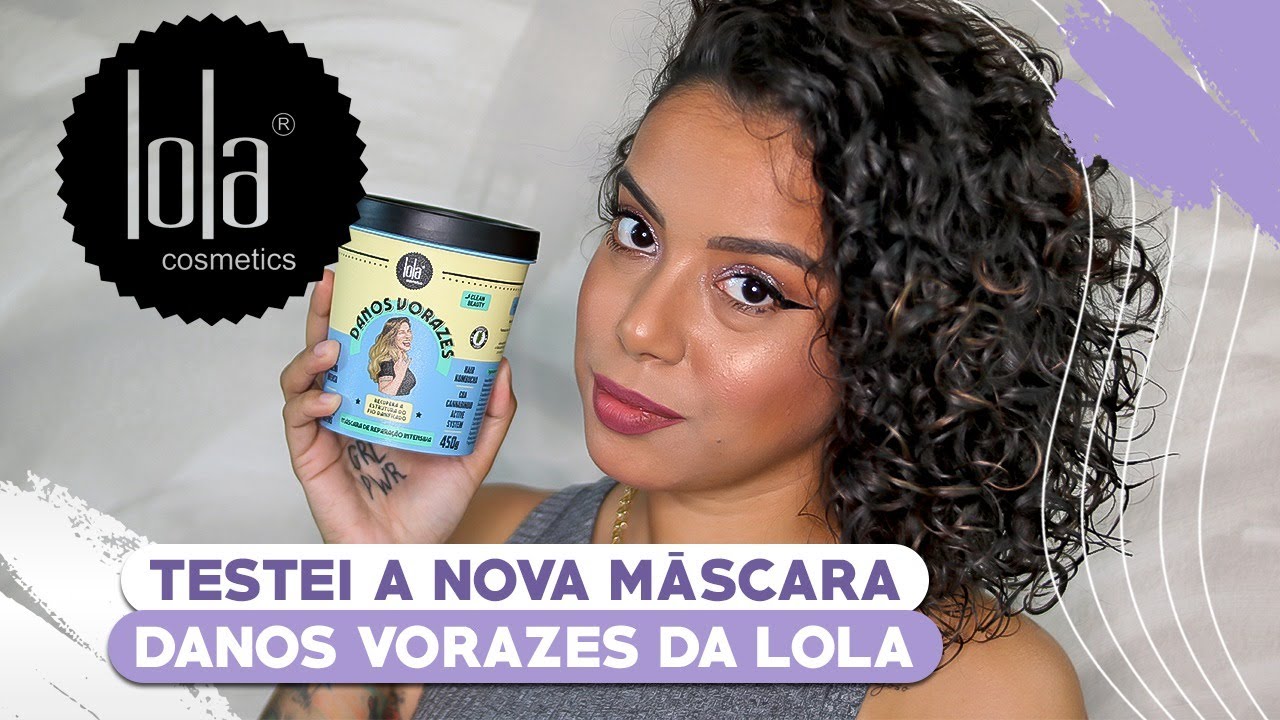 NOVA MÁSCARA DANOS VORAZES DA LOLA COSMETICS [NO POO]- Tamires Maia