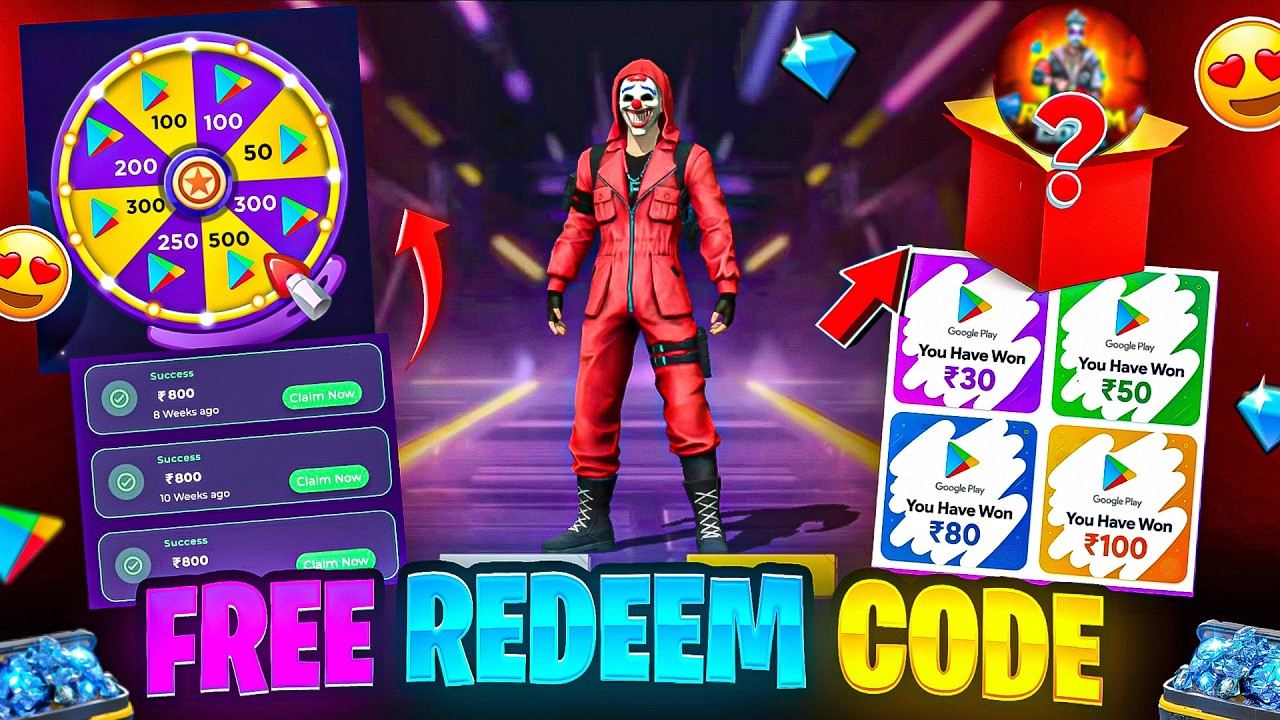 FREE REDEEM CODES INSTANT 🤩 | 800 REDEEM CODE FREE | HOW TO GET GOOGLE PLAY STORE REDEEM CODES FREE