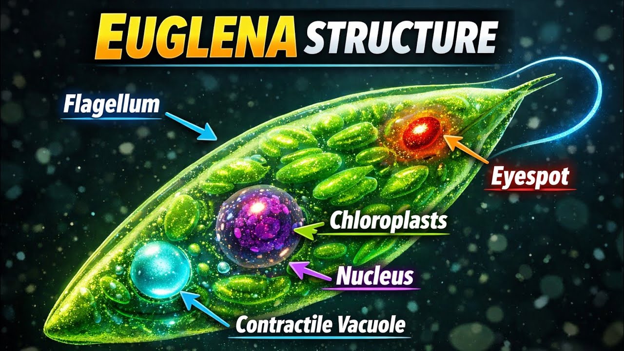 B.Sc. Zoology Notes || External And Internal Structure Of Euglena | Full Explanation In Hindi|#notes