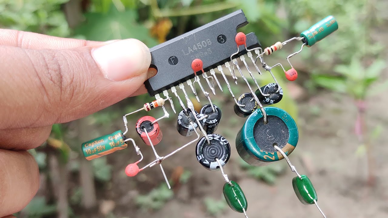 4508 IC Amplifier Circuit - DC 12v (Step By Step)