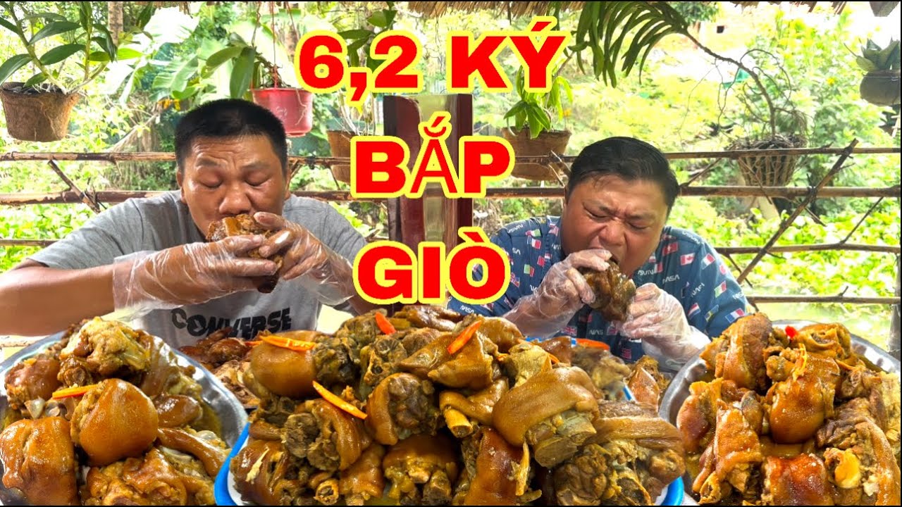 Trận Đấu 8 Phút Hấp Dẫn Gay Cấn Nhất - Ăn 6,4 Ký BẮP GIÒ HEO Nấu MIRINDA | ATĐQ