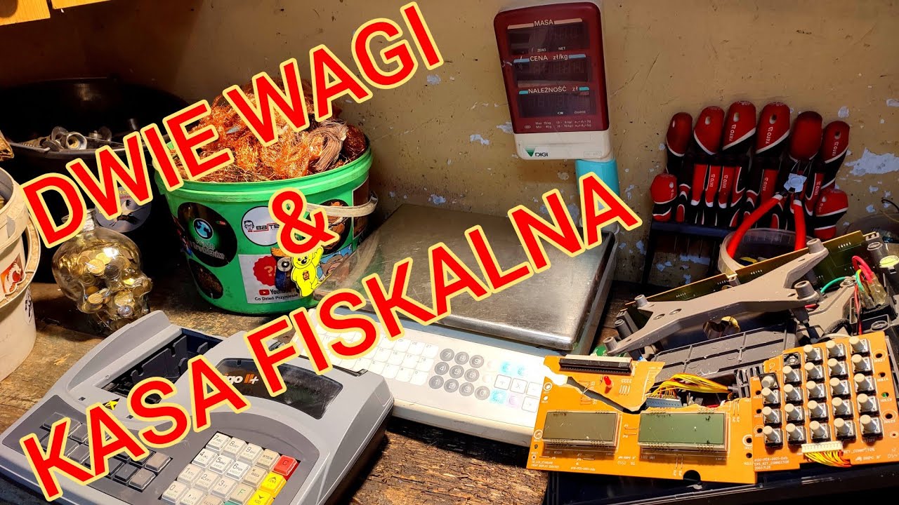 Demontaż wagi i kasy fiskalnej