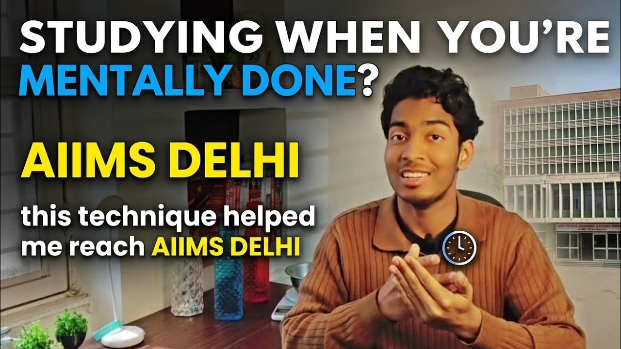 How to study when you are mentally done.
