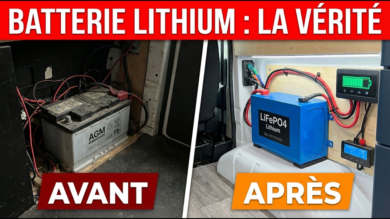 6 RAISONS de passer aux batteries LITHIUM en VAN