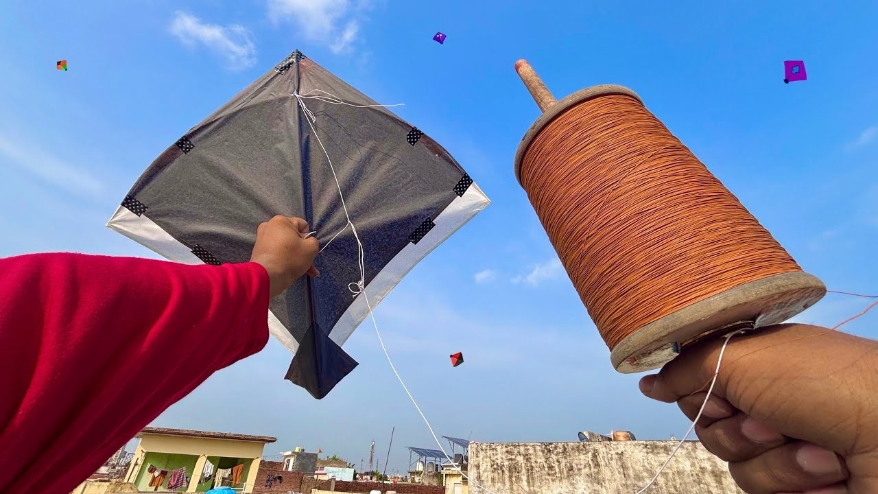 How to Cut Others KITE| Catching kites on roof 😱|Kite Fighting |Kite Lover |Kite Vlogs |KiteCatching