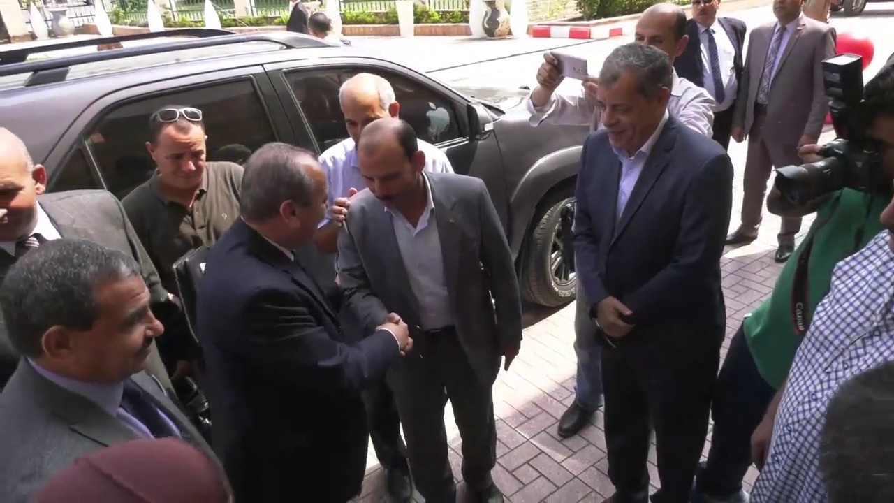 وصول محافظ كفرالشيخ الجديد الى ديوان عام المحافظة  لمباشرة أعماله