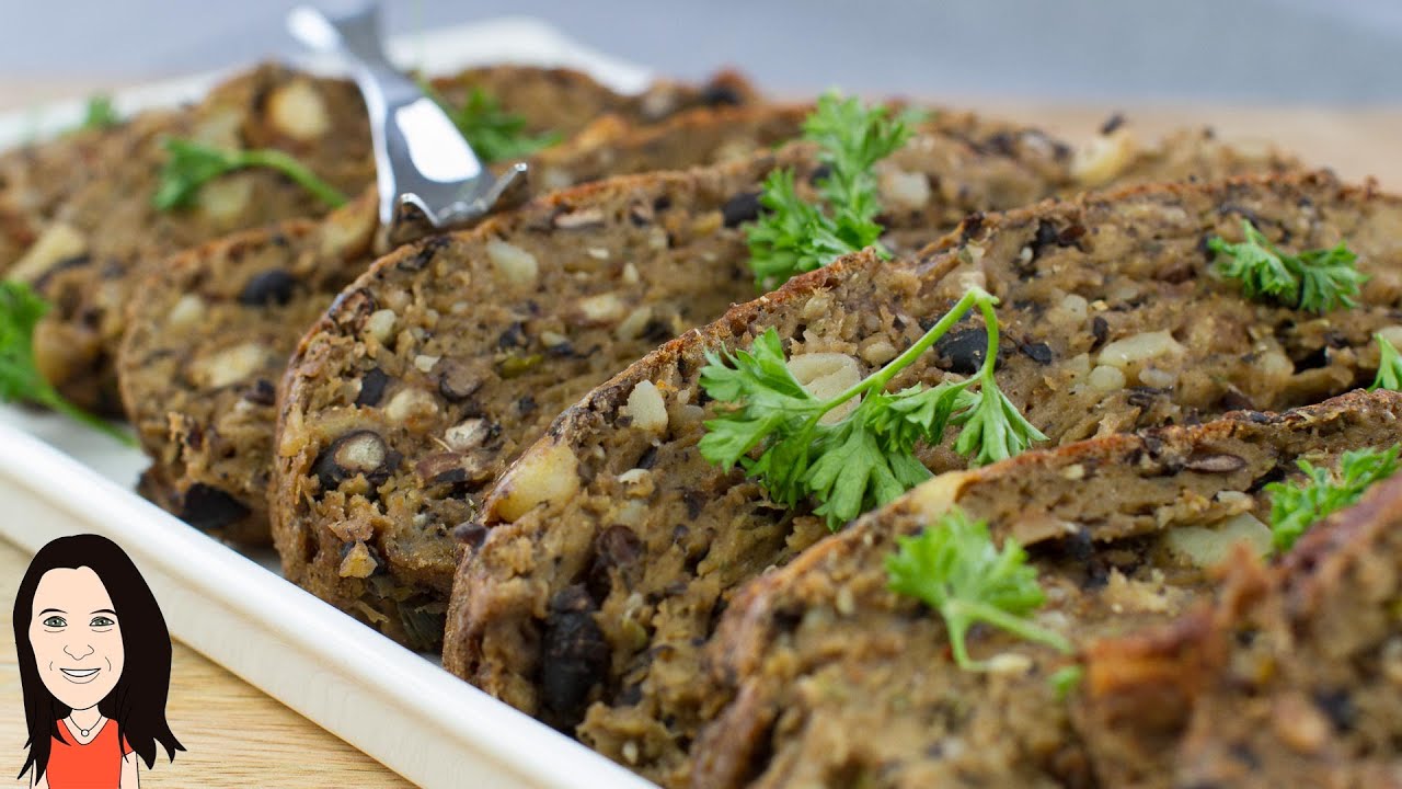 Black Bean & Potato Seitan Roast - Vegan Meatloaf Alternative!