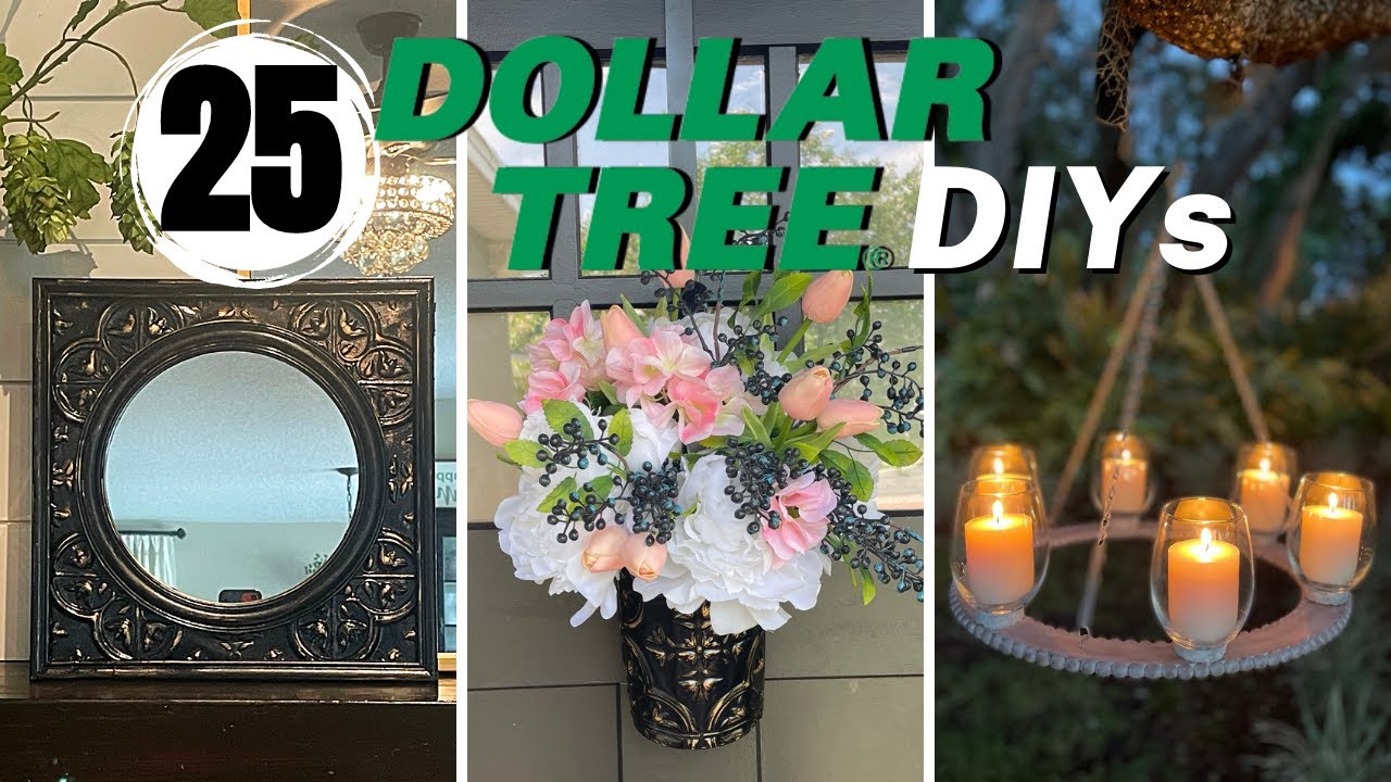 25 Best DOLLAR TREE DIY Decor You've Seen This Year!