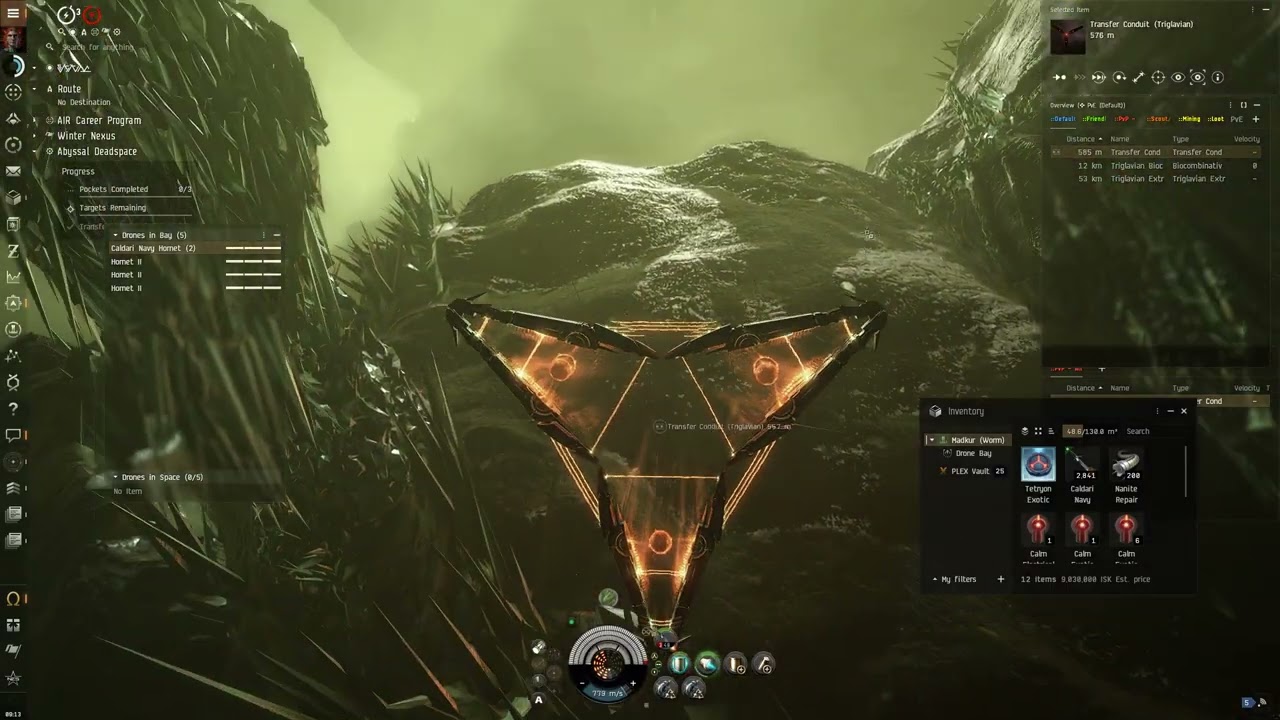 Eve Online - WORM - T1 Exotic Abyss/First run