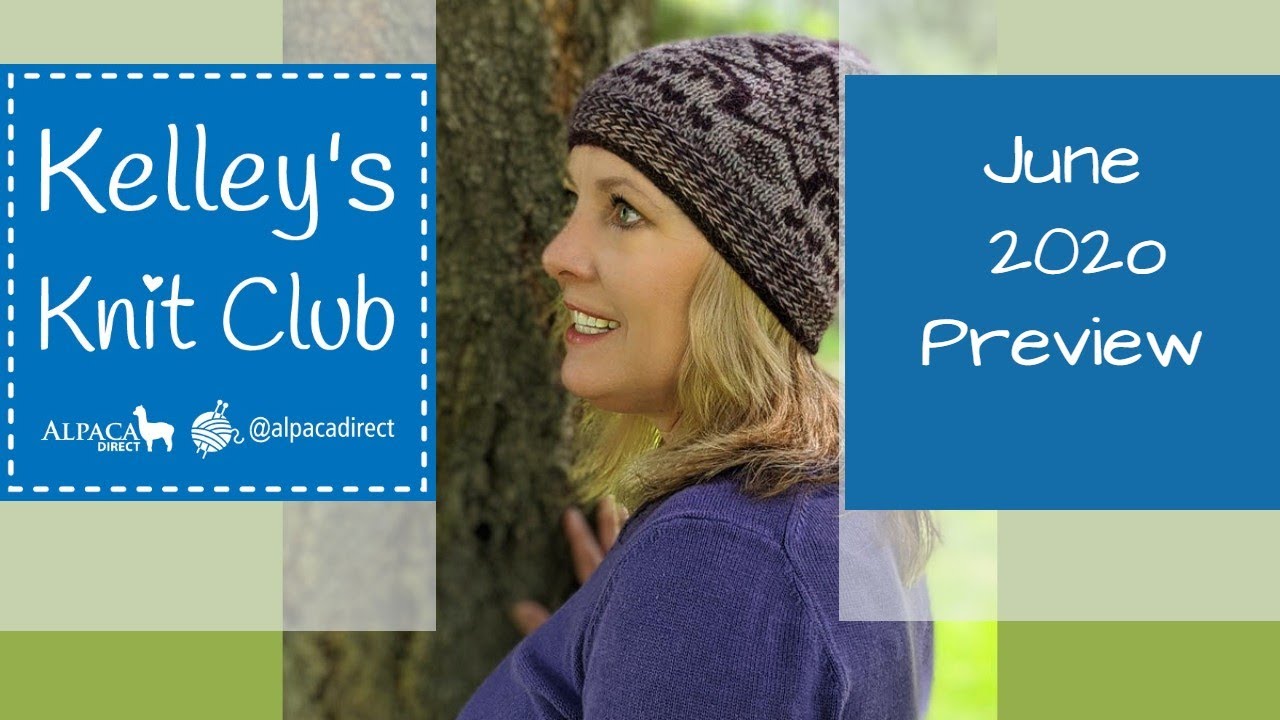 Norwegian Lilac Fields Hat Overview | June 2020 Preview | Kelley's Knit Club