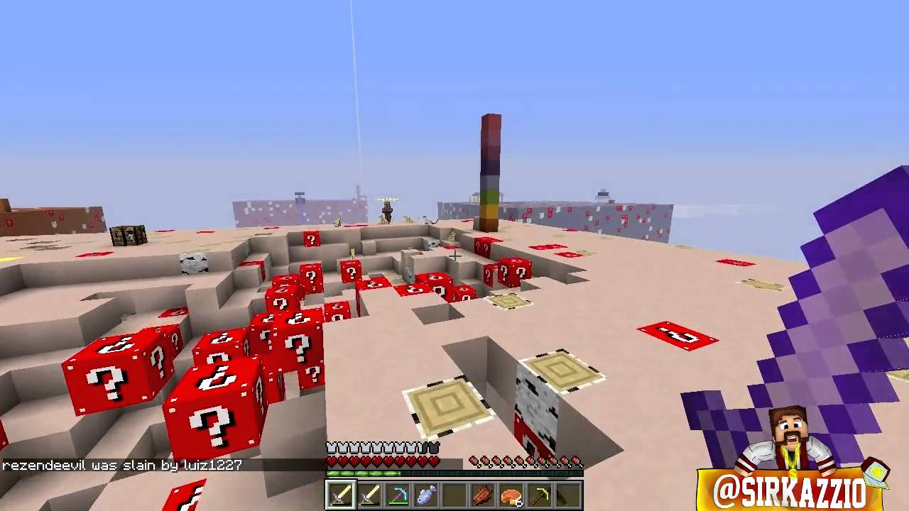 Minecraft: CUBO DE LUCKY BLOCK SENSACIONAL!! (c/ Rezende, Luiz e Afreim)