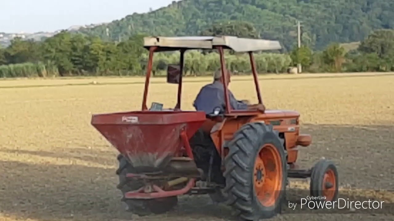 FERTILIZZAZIONE 2017 | CONCIME FOSFATO BIAMMONICO 18-46 | FIAT 500 + SPANDICONCIME ANGELONI