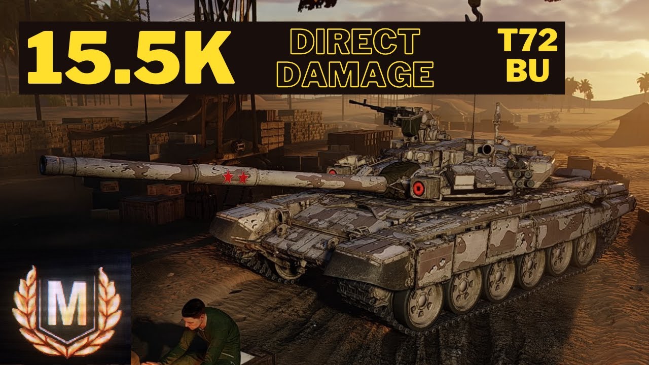 Wot console T72BU 15.5k damage 5kill