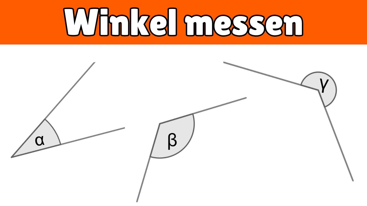 Winkel messen | spitzer, stumpfer, erhabener (= überstumpfer) Winkel