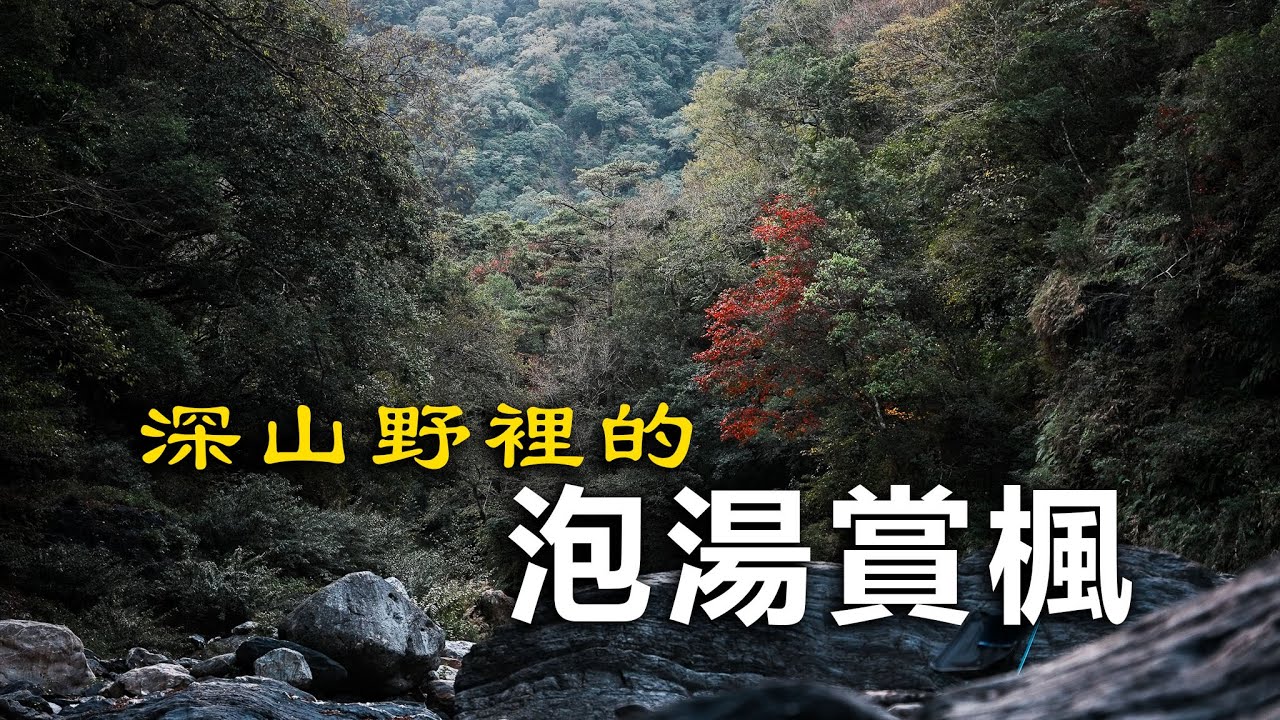 ［深山裡的野湯］賞楓，溫泉，野遊