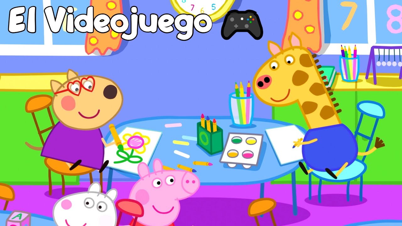 🎮 PEPPA PIG en la GUARDERÍA 🏫🎒  Videojuego 💕 MI AMIGA PEPPA PIG 💕 PS4 y SWITCH