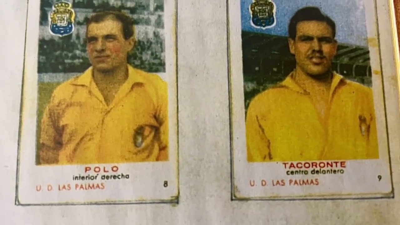 Memorias. Primeros jugadores de UD Las Palmas alrededor 1951, al poco de fundación del club en 1949