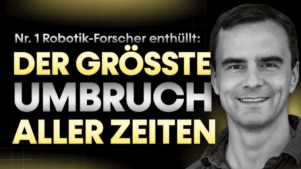 Der Nr. 1 ROBOTIK-Forscher: KI, 6000€ Humanoide, Robocops, Zukunft & China (Prof. Dr. Jan Peters)