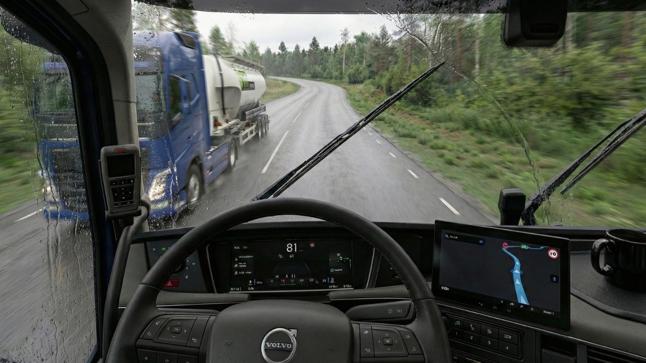 Coziest 8-Hour Rain Drive through Nordic Horizons 🌧️| ETS 2 ASMR