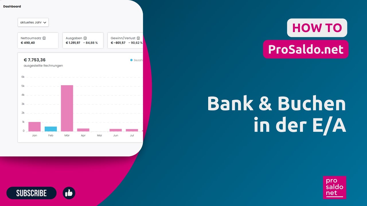HOW TO ProSaldo.net | Bank & Buchen in der E/A