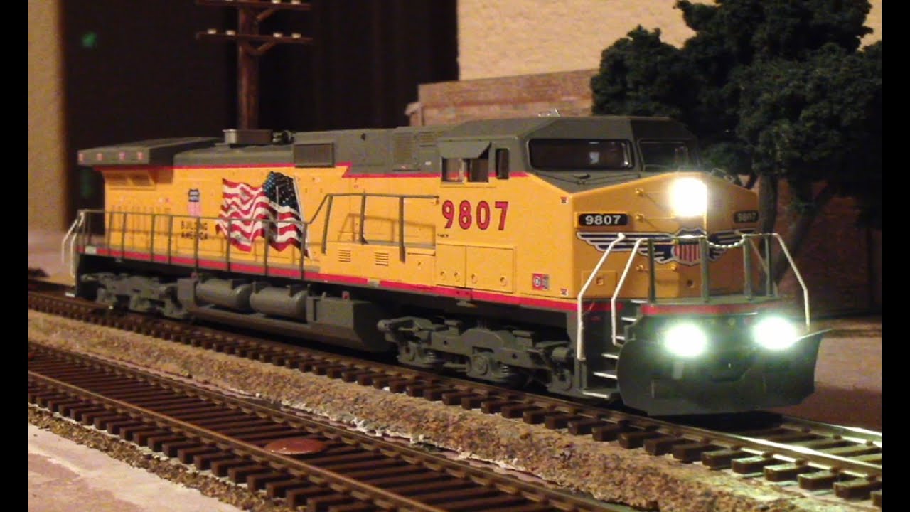 Makeover: HO Scale, Athearn RTR, C44-9W, UP 9807