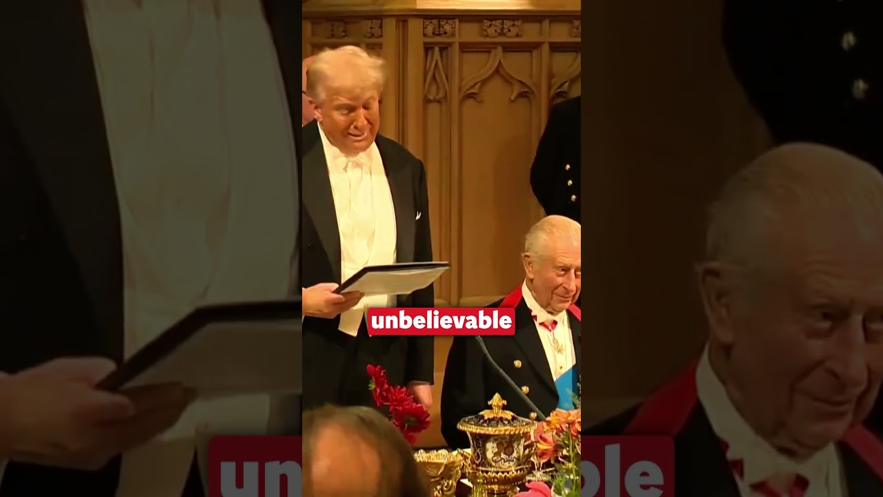 Donald Trump takes swipe at Prince Harry during state banquet speech