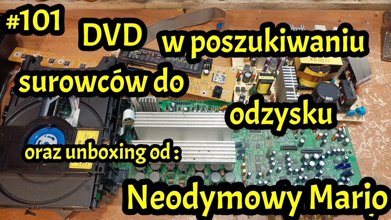 #101 DVD szukam elektroniki do odzysku #recykling #zloto  #dvd #odzysk