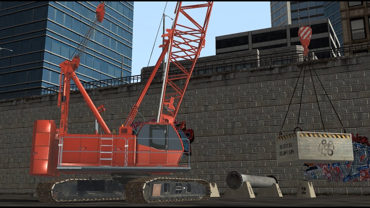 Crawler Crane Simulator Training Pack | CM Labs Simulations