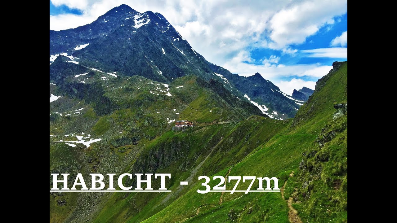 BESTEIGUNG HABICHT (3277m) - Stubai in Tirol (v.  Gschnitztal über Innsbrucker Hütte)