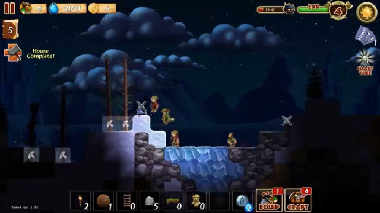 Craft the World - Winter Heaven Episode 1 - Building a simple shelter