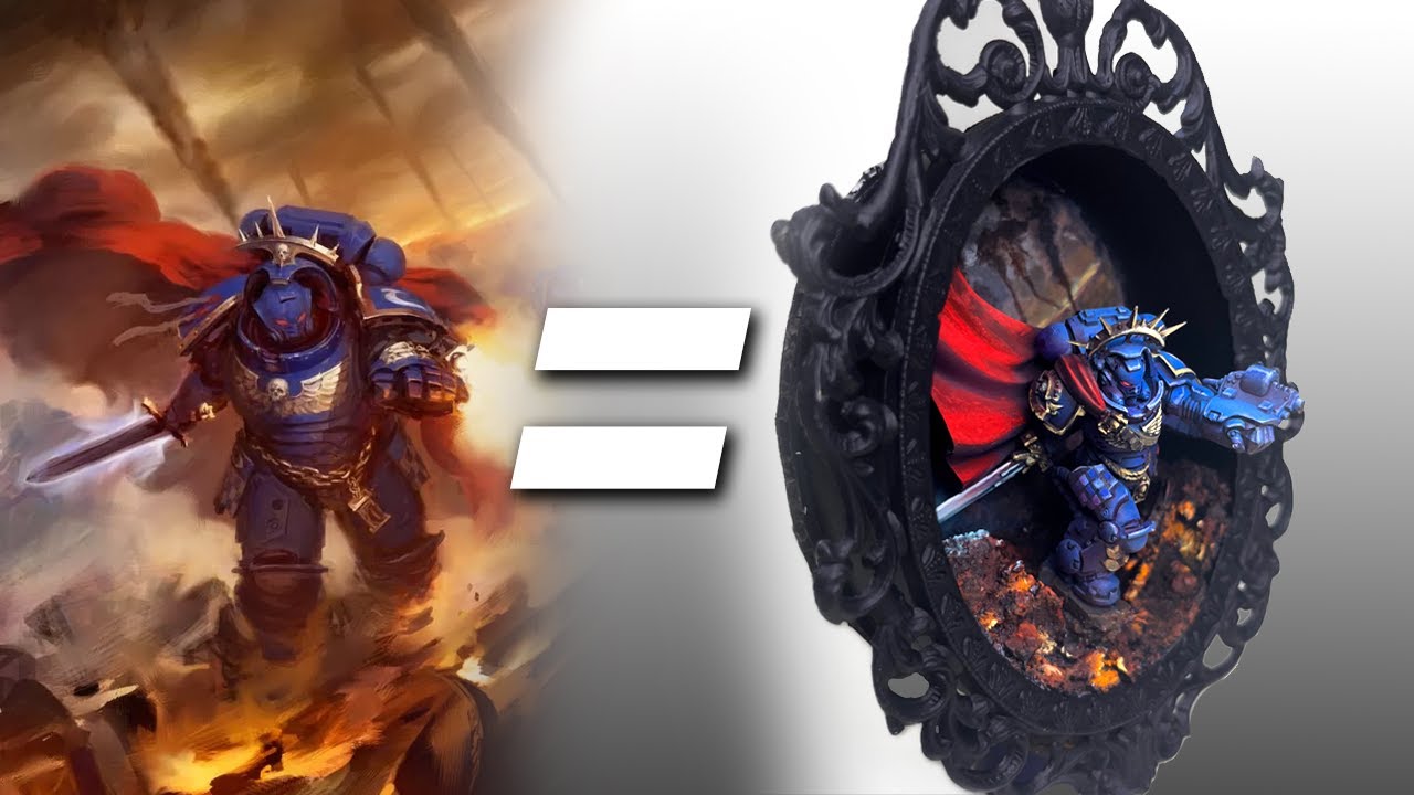 Культовое искусство в виде диорамы WARHAMMER!