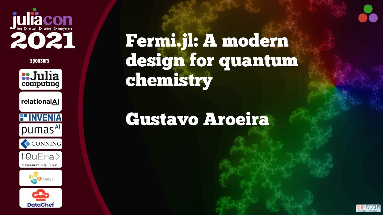 Fermi.jl: A modern design for quantum chemistry | Gustavo Aroeira | JuliaCon2021