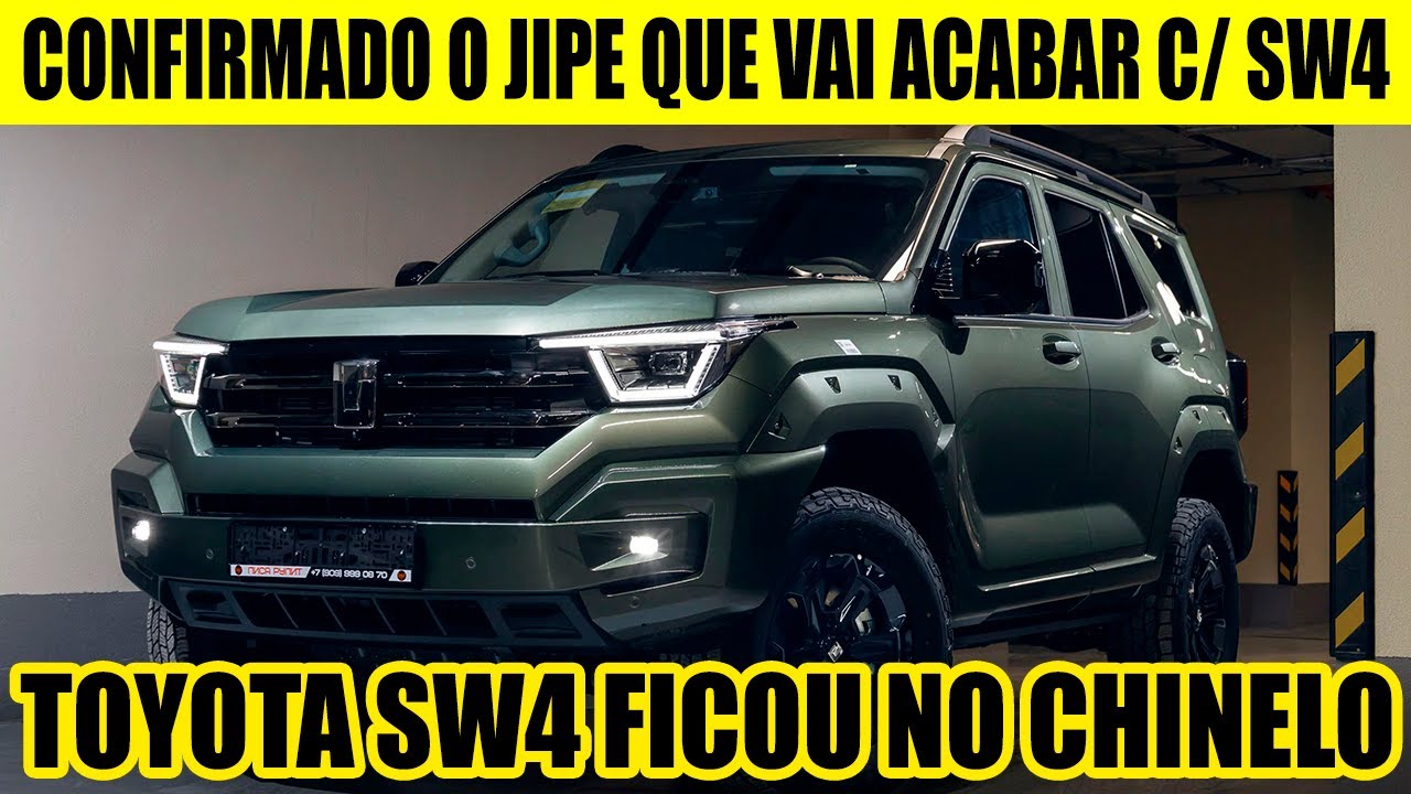 CONCORRENTE DO TOYOTA SW4, GWM TANK 400 JÁ ESTÁ EM TESTES NO BRASIL