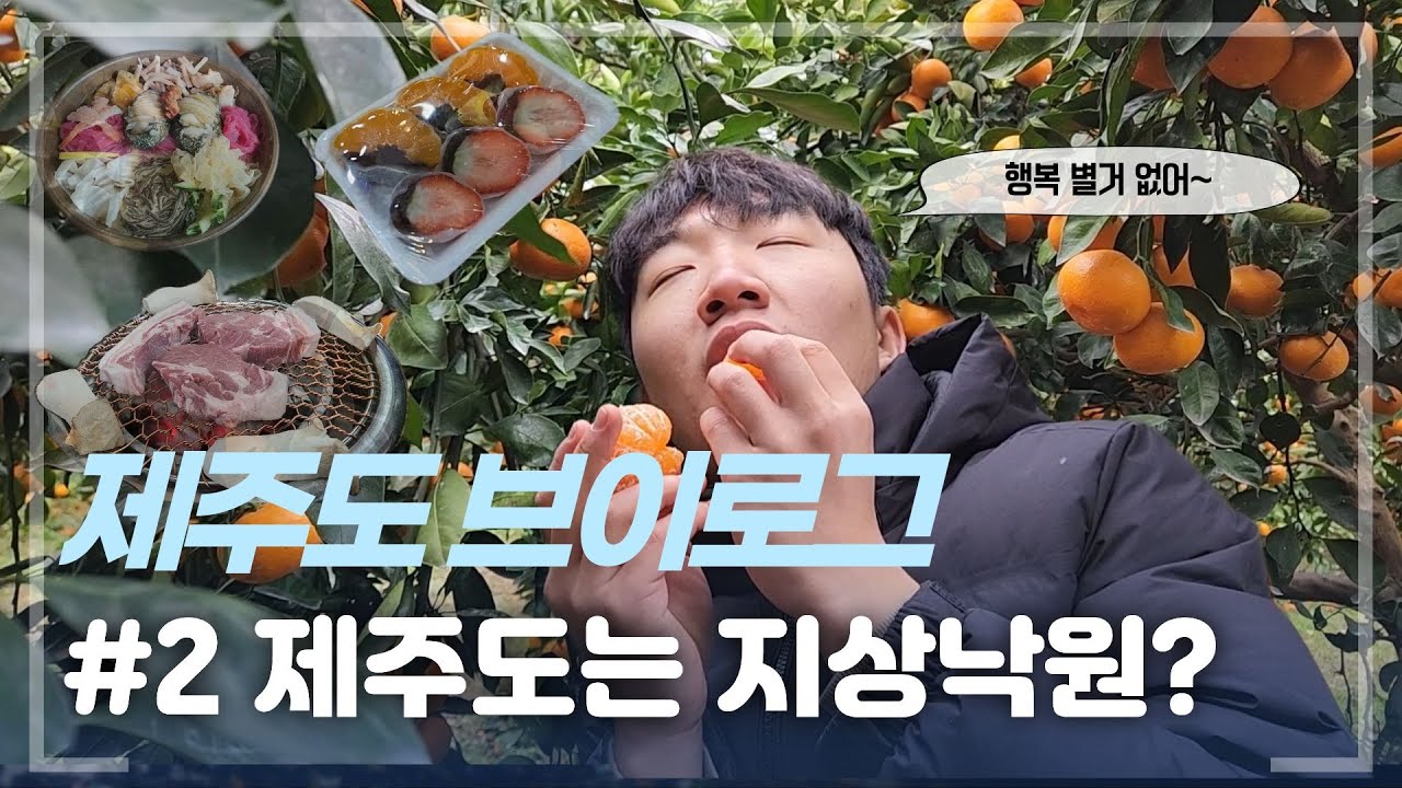 #2제주 브이로그 l 반드시 먹어야 하는 음식