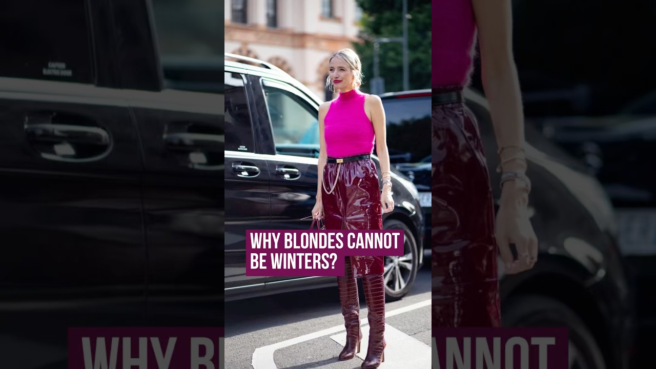 Why blondes cannot be WINTERS? 🤨🫢 #coloranalysis #winterseason