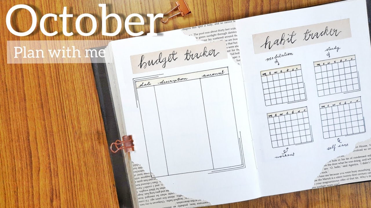 OCTOBER 2021 BULLET JOURNAL SETUP● plan with me●
