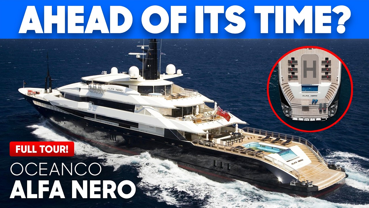 Is ALFA NERO the Most Revolutionary Superyacht Ever? Full Tour 🤔