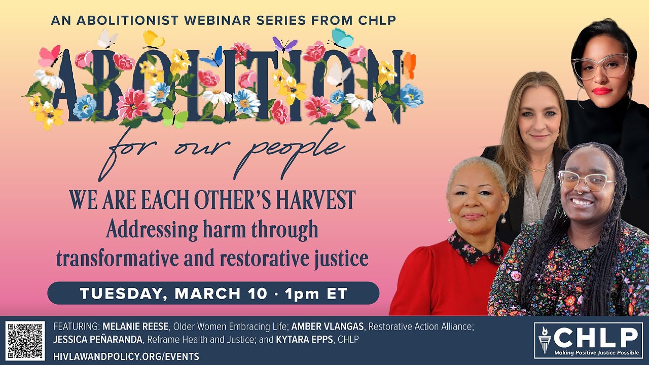 Abolition for Our People: Addressing harm through transformative and restorative justice