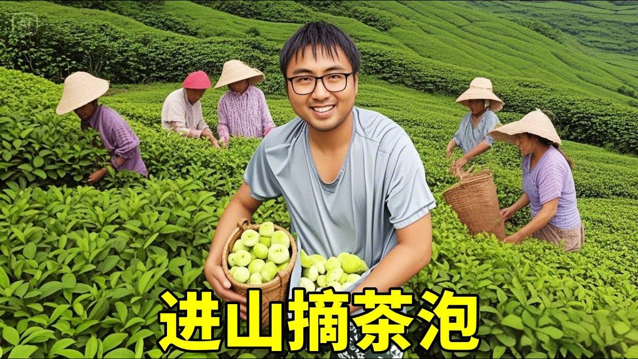 湖南大山又到吃野果季节，冬宝进山摘茶泡，几棵树搞一盆，真过瘾【湘西冬宝】